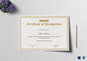 employee recognition certificate templates