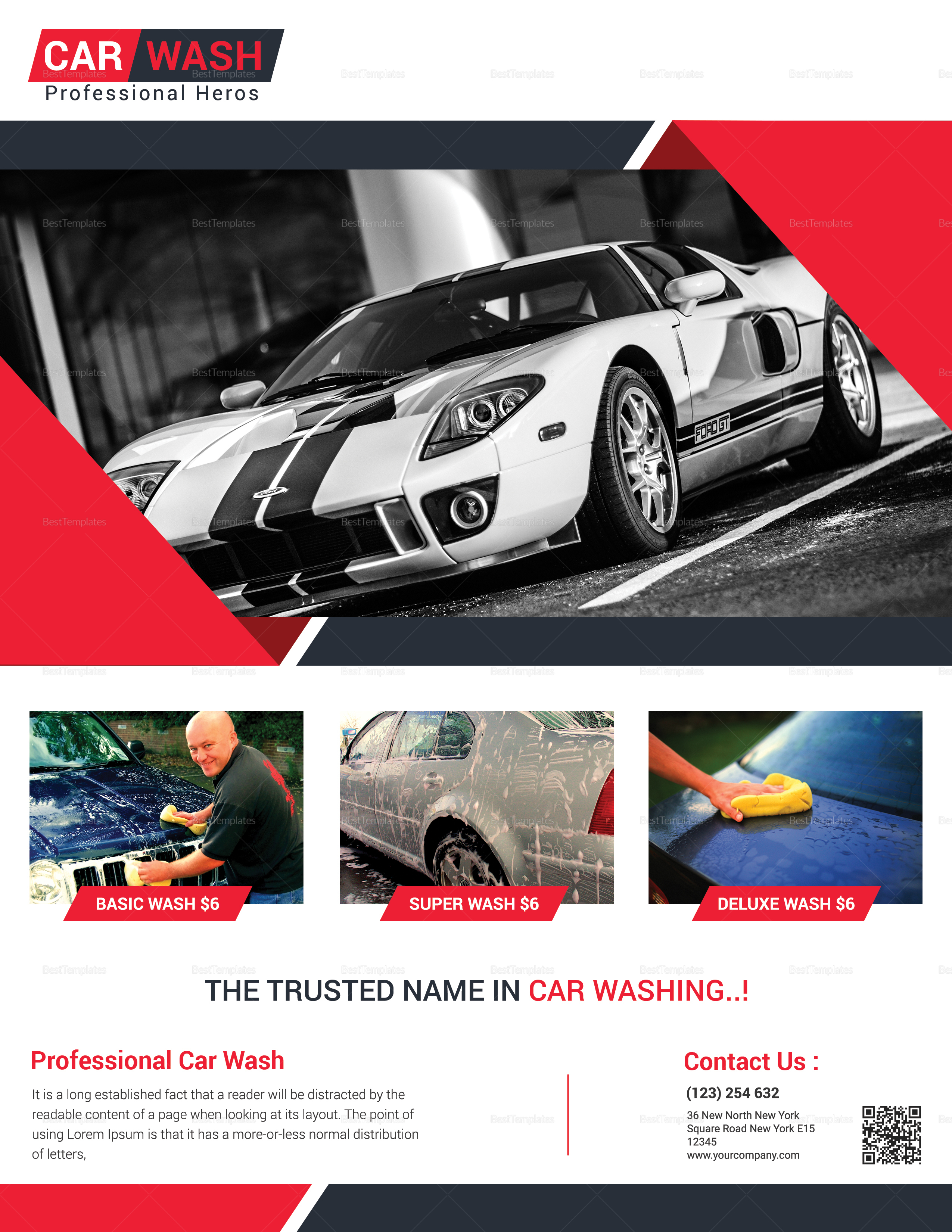 car wash template microsoft word