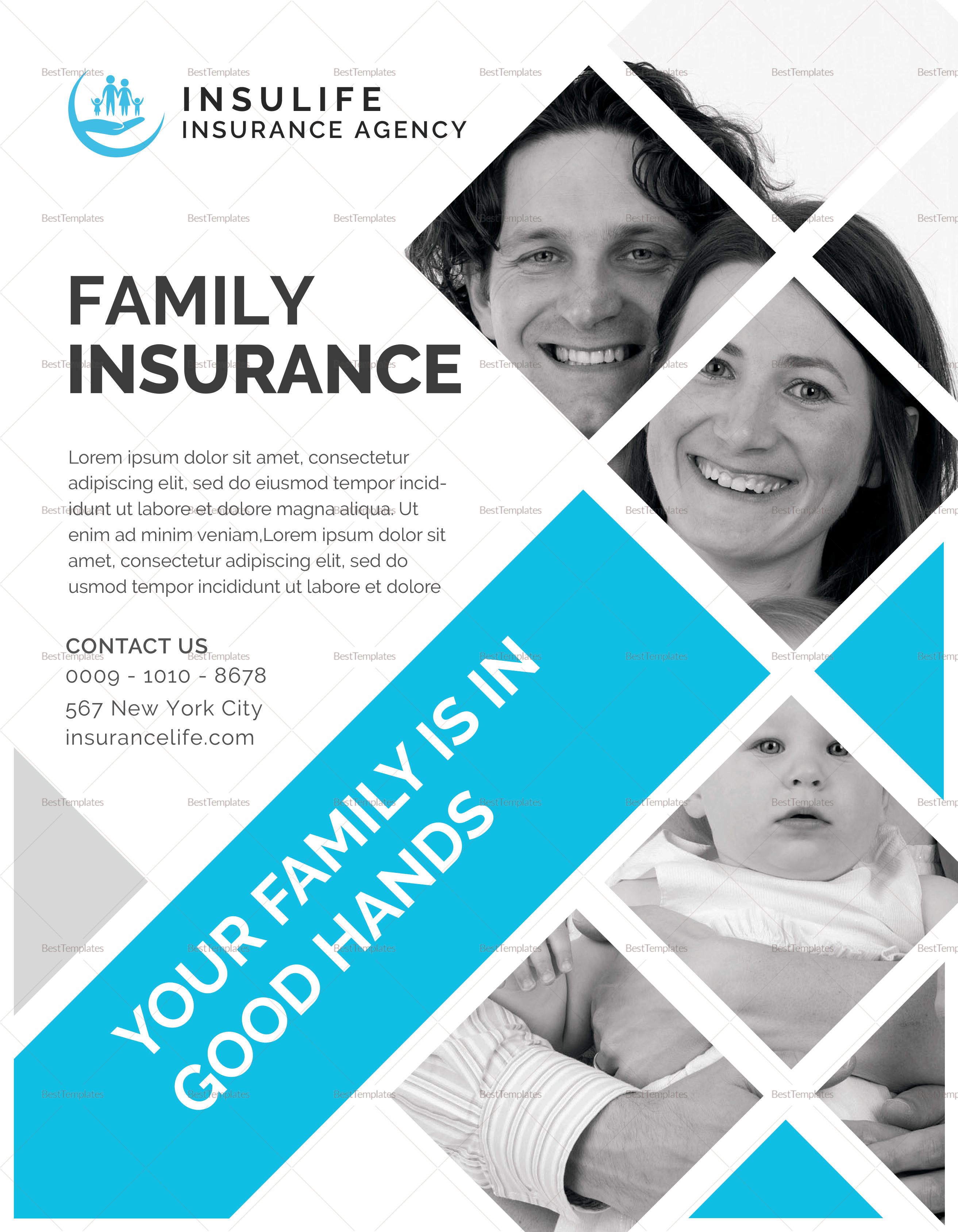 insurance flyer design template in word psd publisher illustrator insurance flyer templates