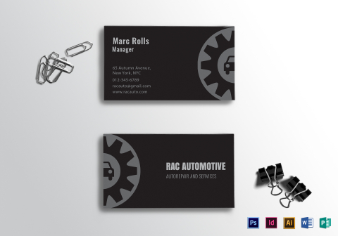 automobile business card templates free download psd automobile business card templates free download psd
