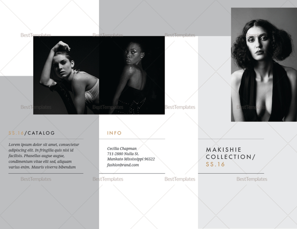 Fashion Brochure Design Template in PSD, Illustrator, InDesign, Word ...