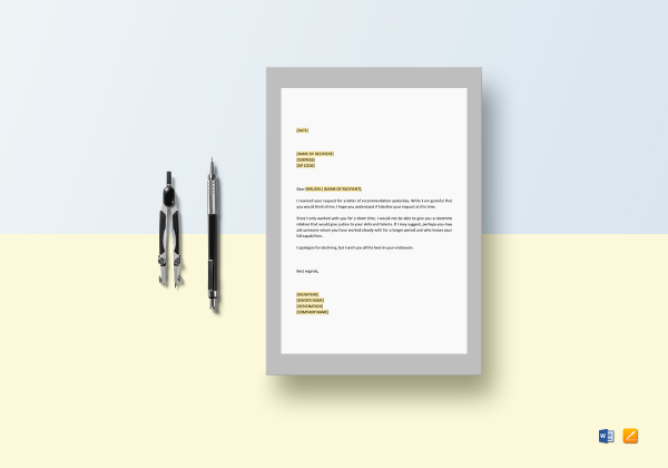 Write a tactful letter image