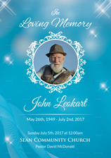 Funeral Obituary Invitation Design Template in Word, PSD, Publisher