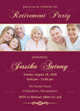 Retirement Party Invitation Design Template in PSD, Word, Publisher