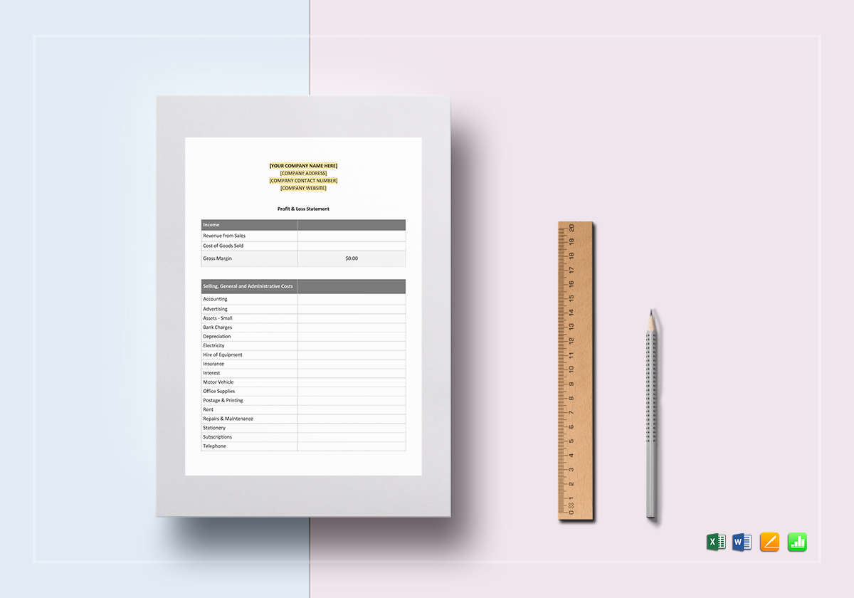 Profit & Loss Statement 