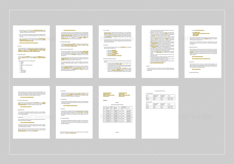 month to month rental agreement template in word google docs apple pages