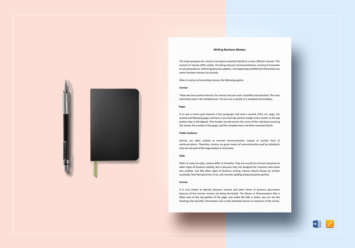 Business Template Memo