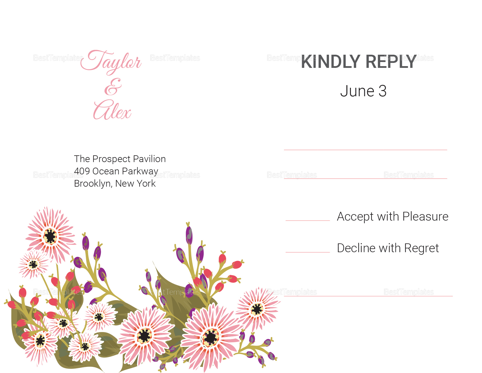 Free rsvp Templates For Microsoft Word Readypoliz