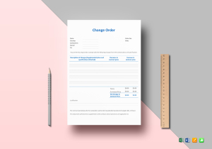 change order template