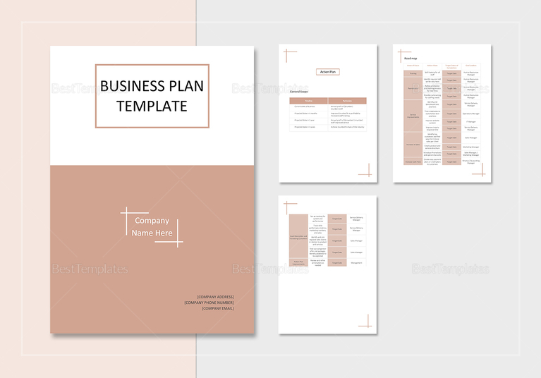 Business Plan Template in Word, Google Docs, Apple Pages