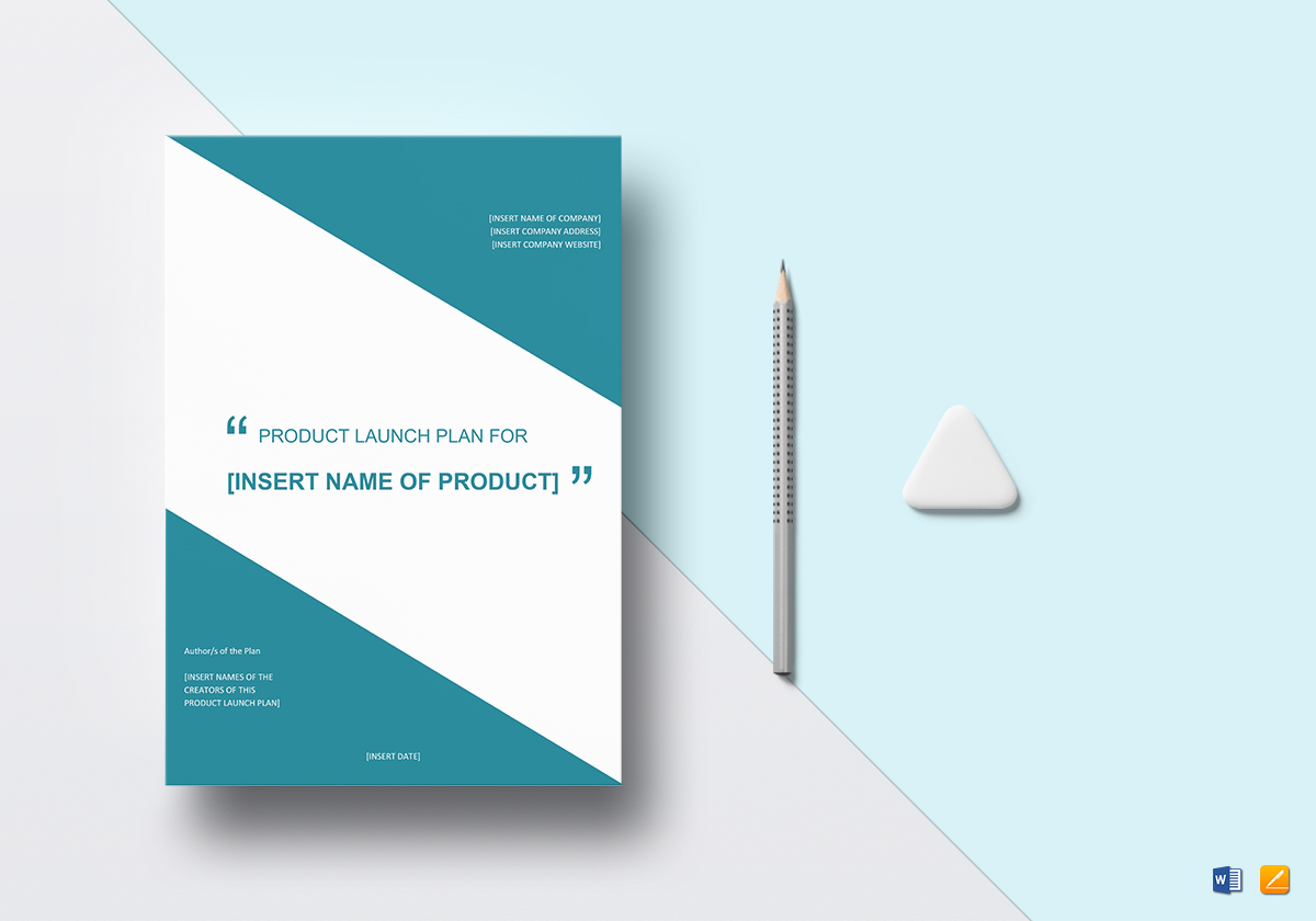 Product Launch Plan Template in Word Google Docs Apple Pages