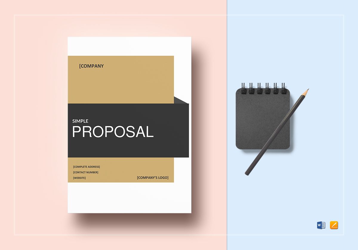 Simple Proposal Template