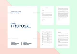 Project Proposal Template in Word, Google Docs, Apple Pages