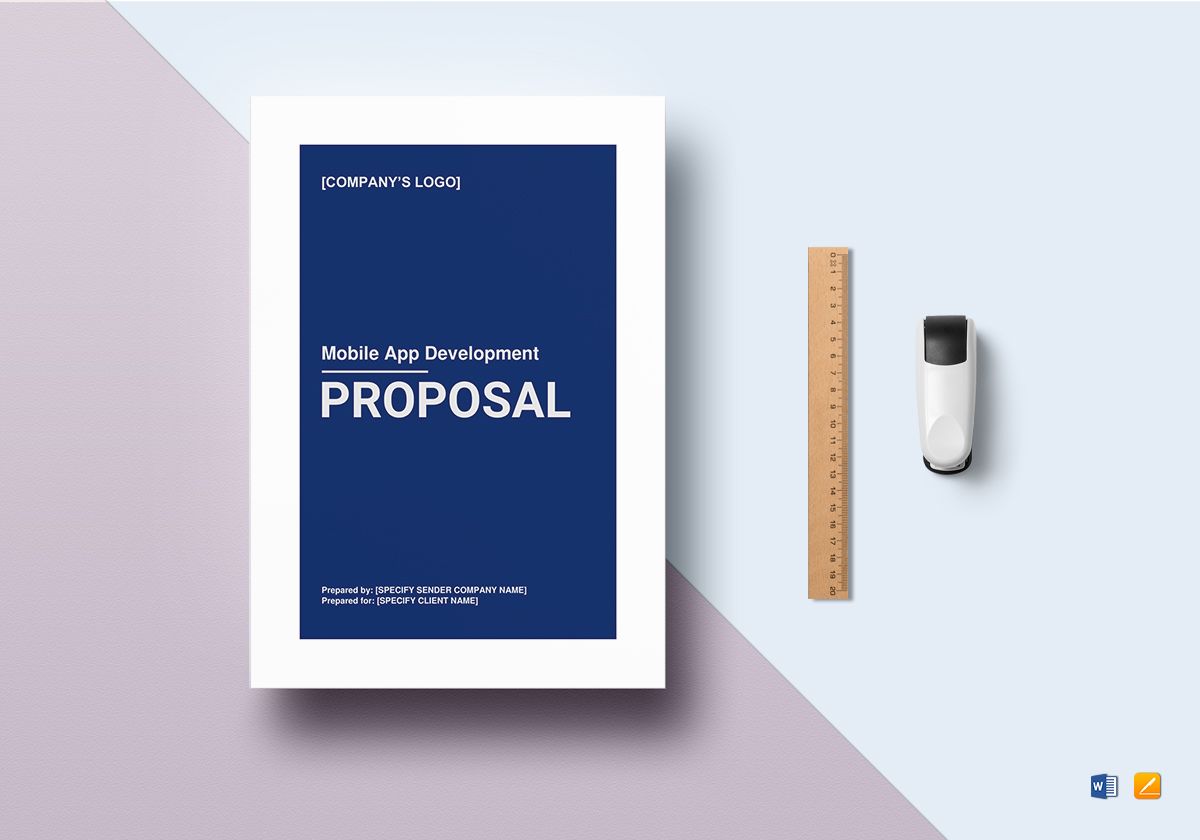 Mobile App Development Proposal Template in Word Google Docs Apple Pages