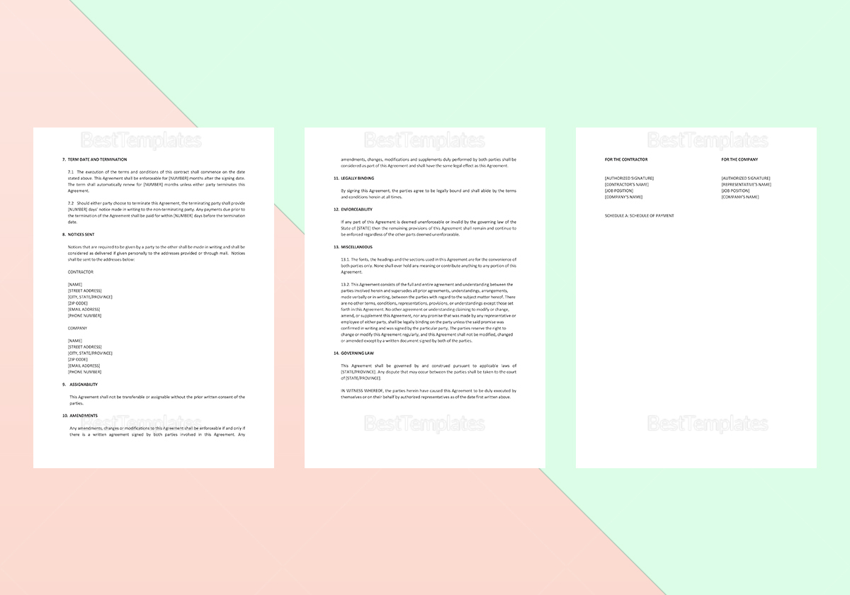 Printable Proposal Outline Template
