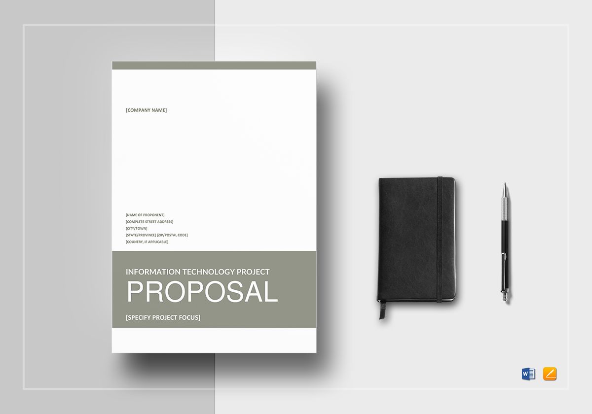 IT Project Proposal Template in Word Google Docs Apple Pages