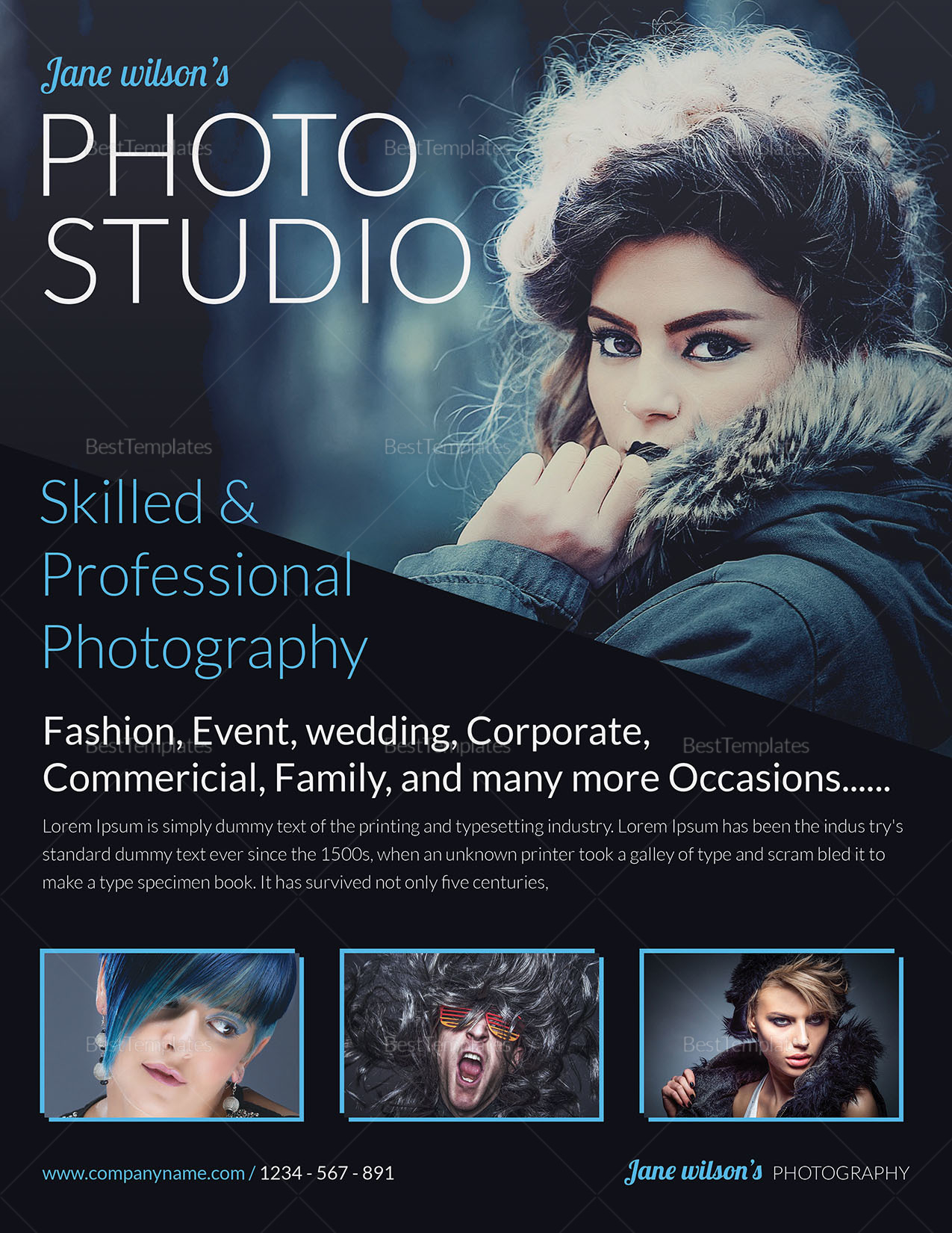 Beautiful Creative Photography Flyer to Print