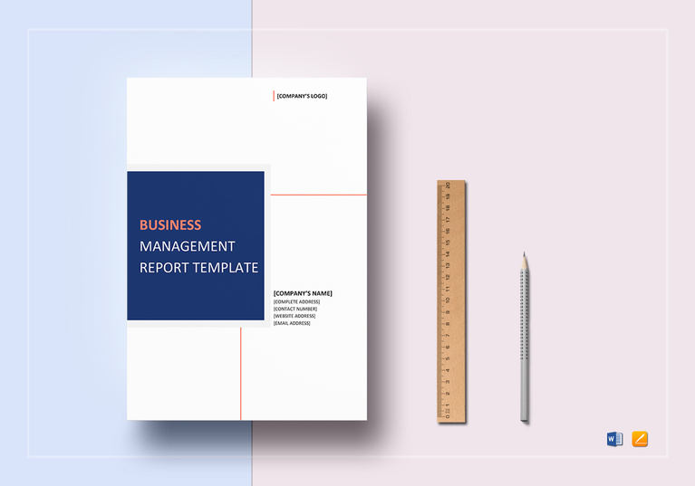 Business Management Report Template in Word, Google Docs, Apple Pages
