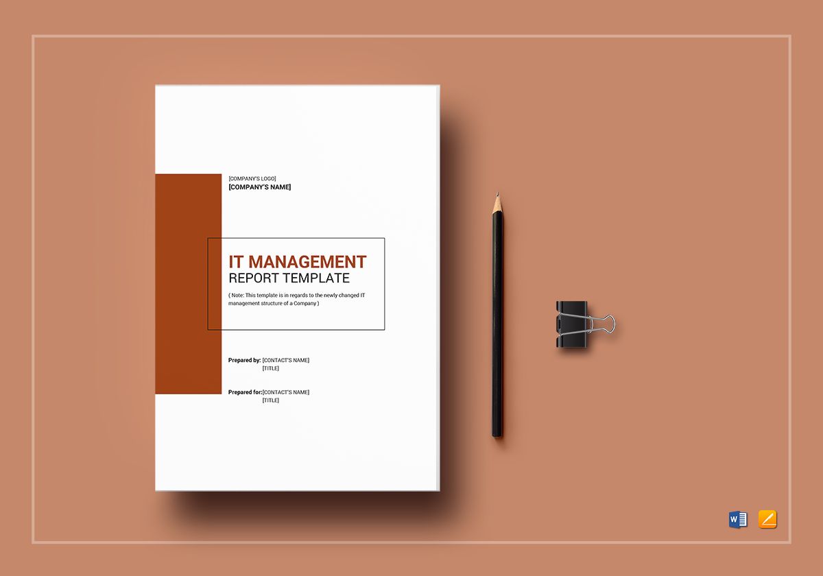 IT Management Report Template in Word, Google Docs, Apple Pages Intended For It Management Report Template