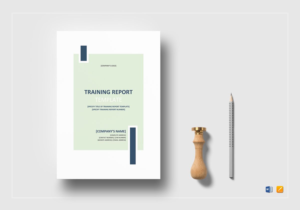 Training Report Template In Word Google Docs Apple Pages