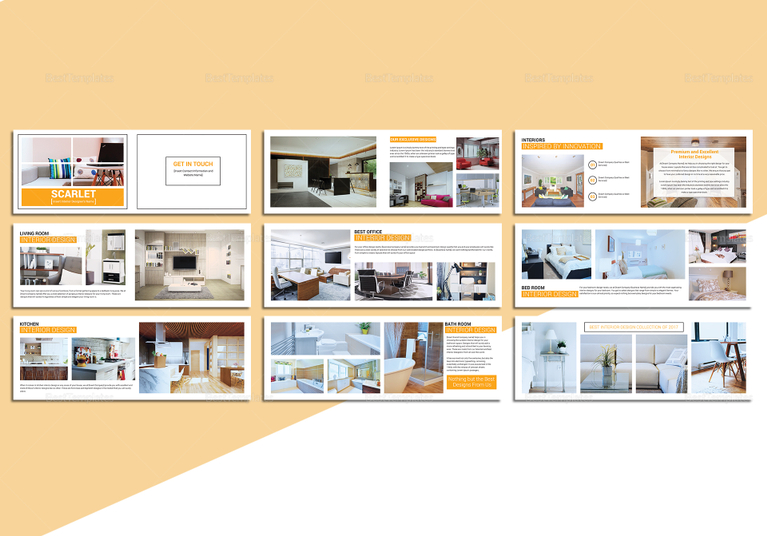 Home Interior Catalog Template in PSD, Word, Publisher, InDesign, Apple