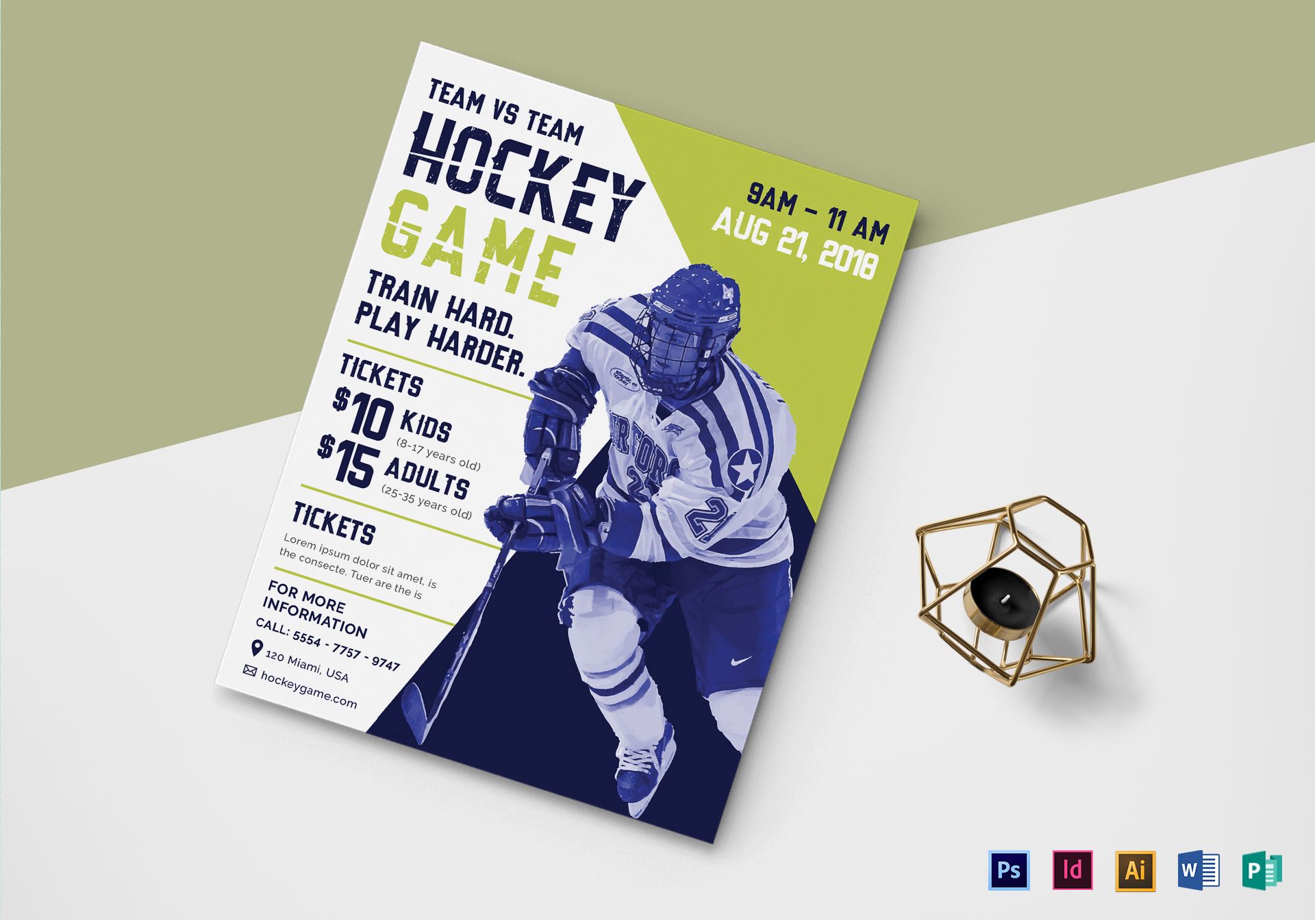 Hockey Game Flyer