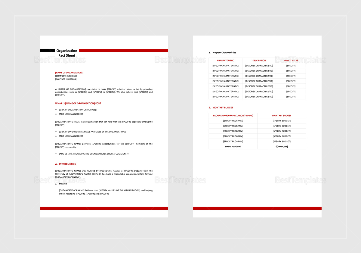 google-docs-fact-sheet-template