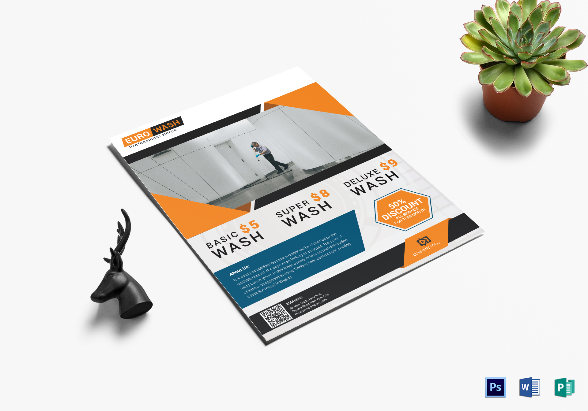 modern euro home cleaning flyer design template in psd word publisher cleaning flyer