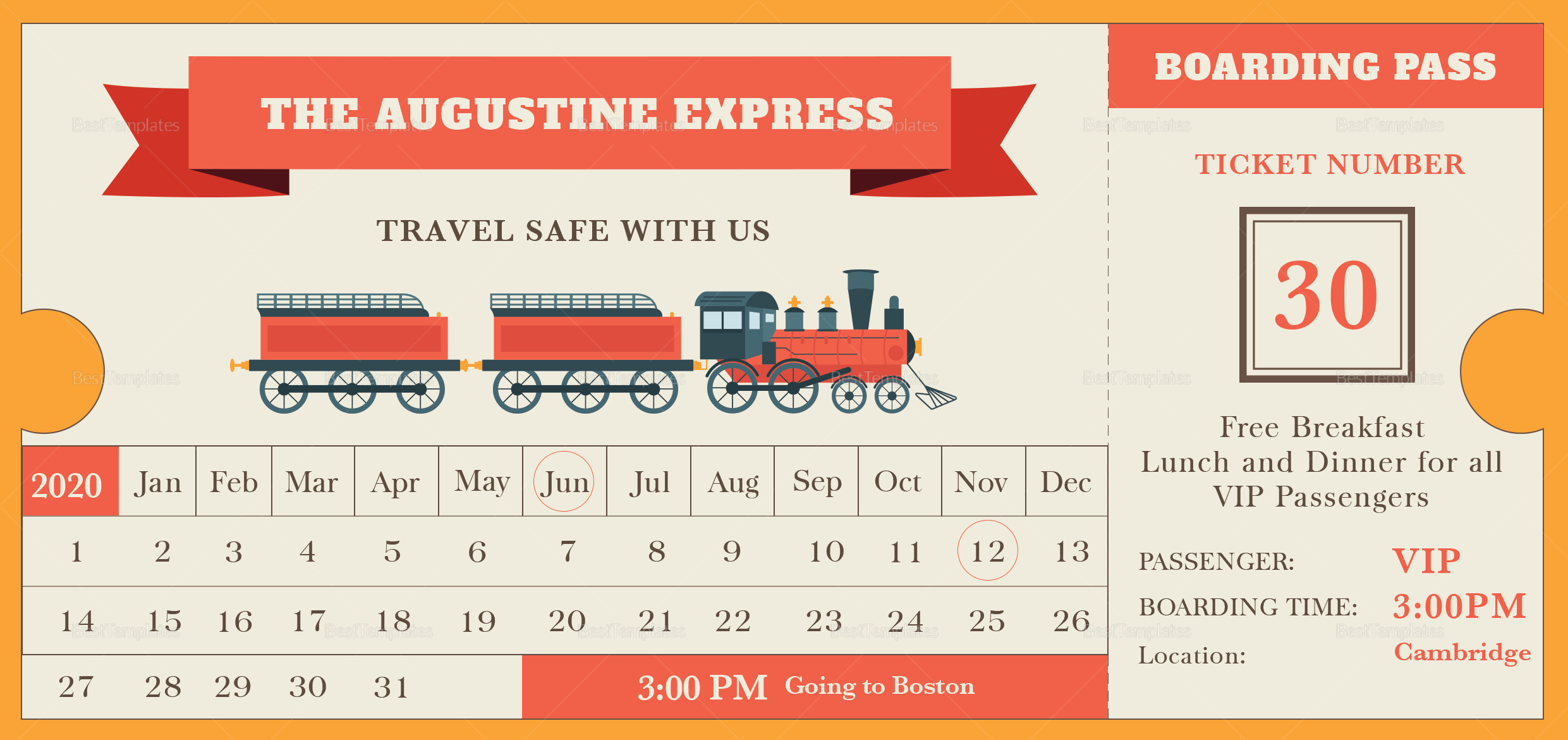 Printable Train Ticket Printable Blank World