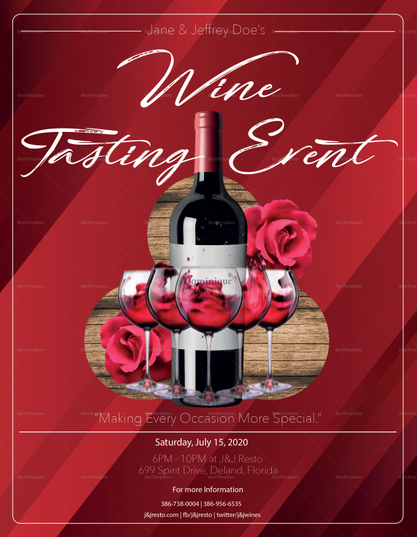 Wine Flyer Template