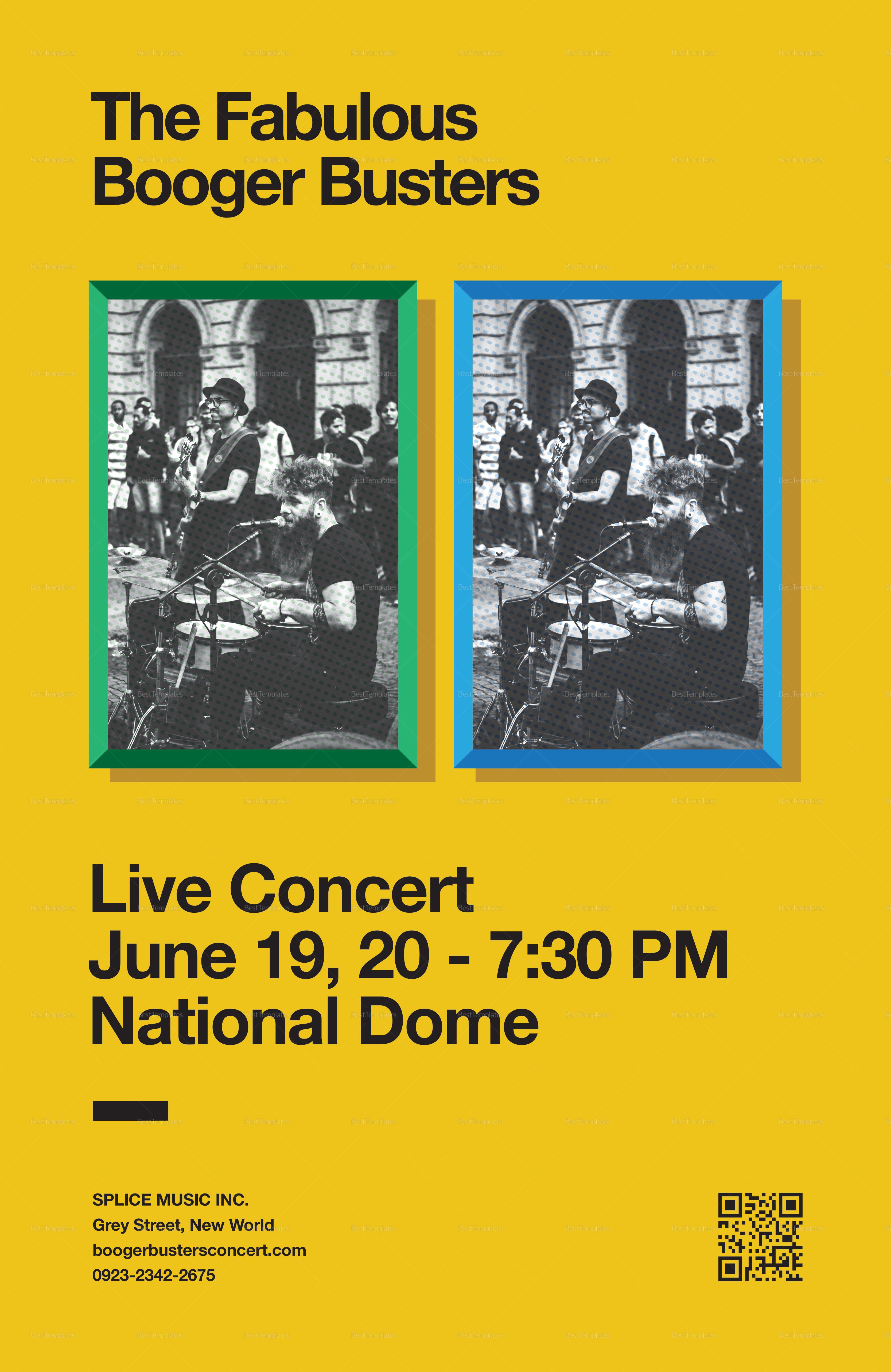 Live Concert Poster