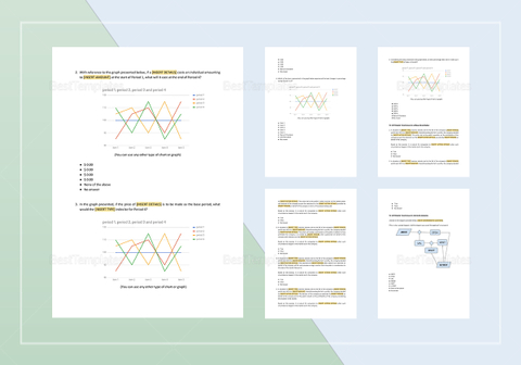 Aptitude Test Template in Word, Apple Pages