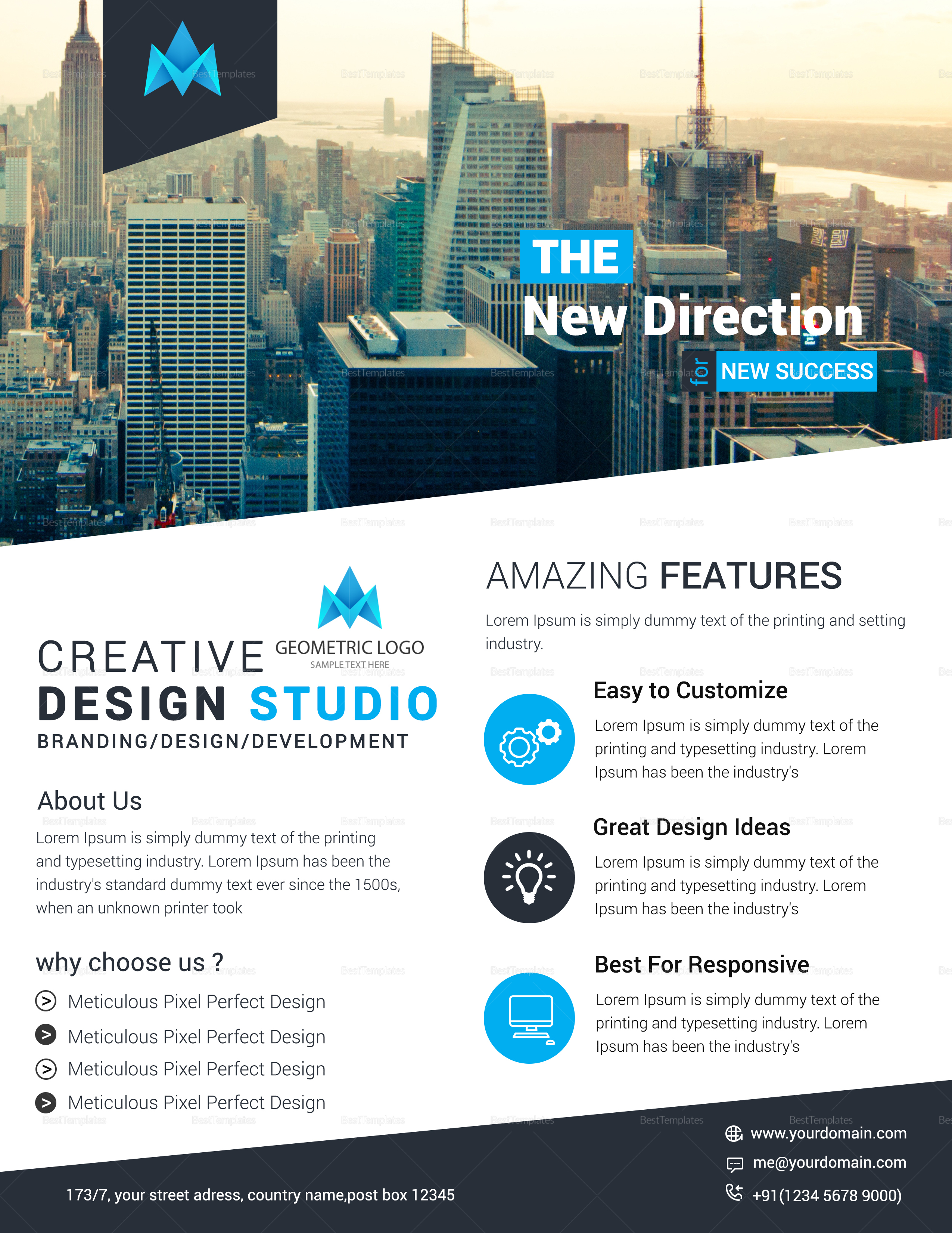 Creative Business Conference Flyer Template