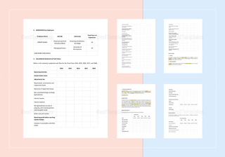 Current Situation Analysis Template in Word, Apple Pages