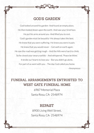 Death Announcement Template In Adobe Photoshop, Microsoft Word