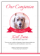 Companion Pet Memorial Card