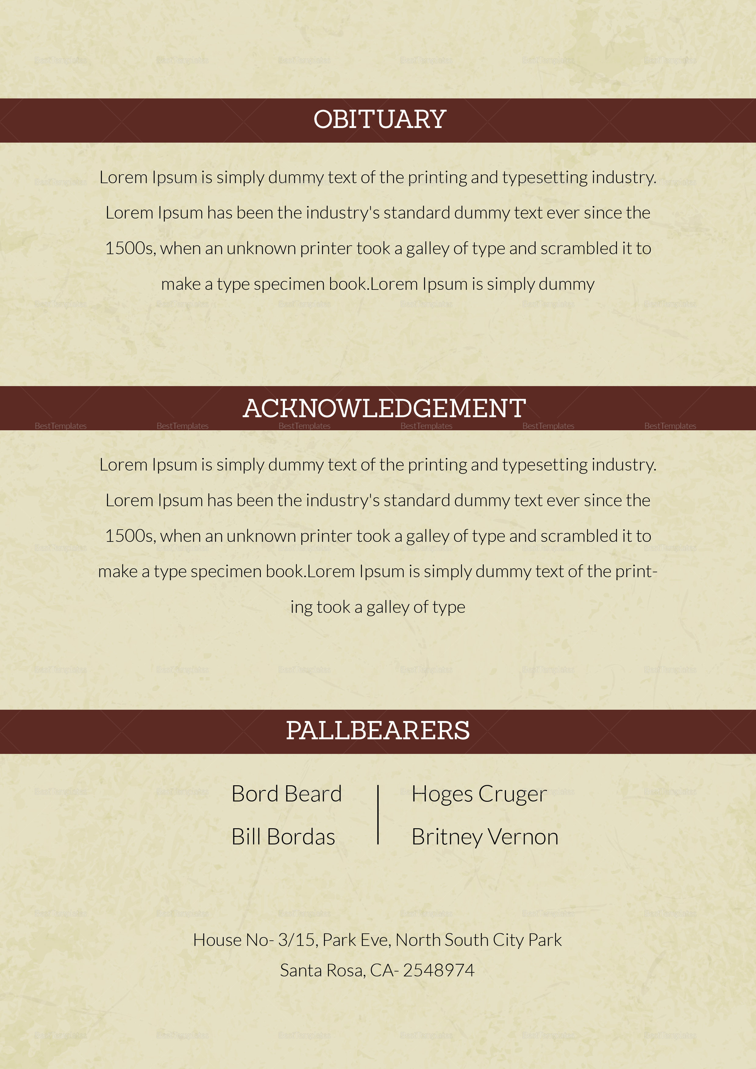 Memorial Funeral Resolution Template In Adobe Photoshop Microsoft Word Memorial Funeral Resolution Template In Adobe Photoshop Microsoft Word
