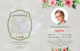 Funeral Ceremony Order of Service Brochure Template in Adobe Photoshop ...