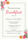 Housewarming Breakfast Party Invitation Design Template