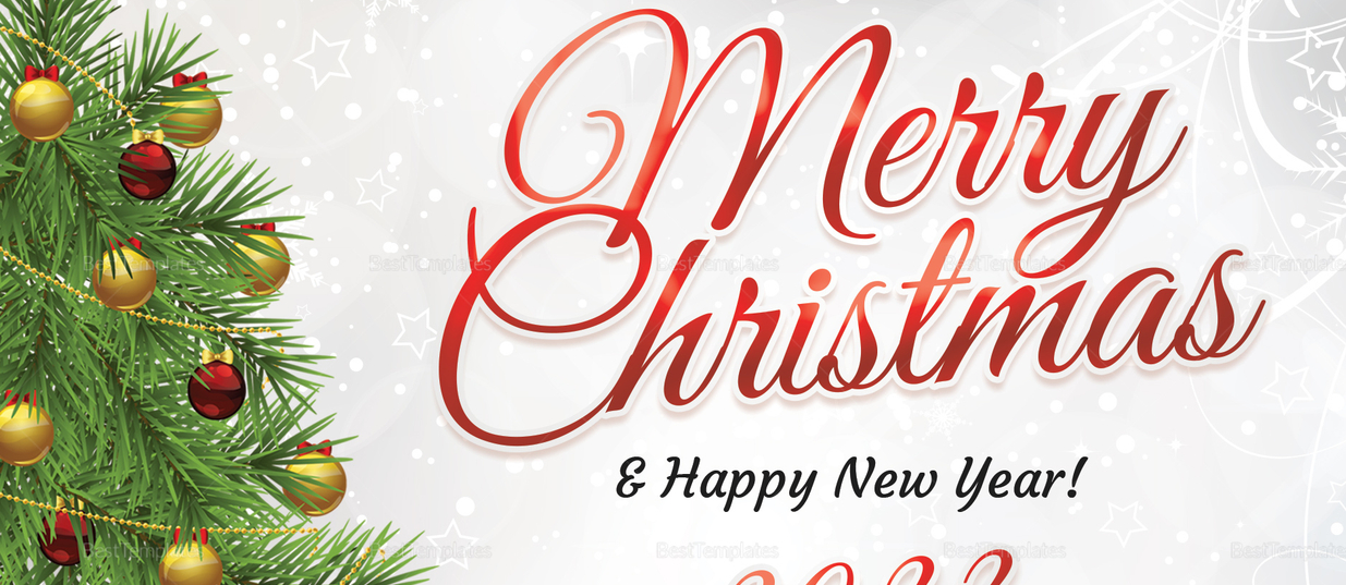 Seasons Greeting Card Template in Adobe Photoshop