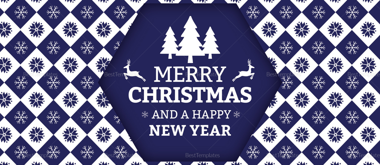 Happy Holidays Postcard Template in Adobe Photoshop