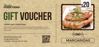 Food Coupon Design Template in PSD, Word, Publisher, Pages