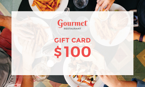 Restaurant Gift Card Template in PSD, Word, Publisher, Illustrator ...