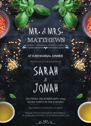 Wedding Dinner Invitation Design Template in Word PSD Publisher Wedding Dinner Invitation Design Template in Word PSD Publisher