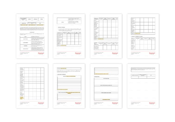 Restaurant Manager Evaluation Template in Word, Apple Pages