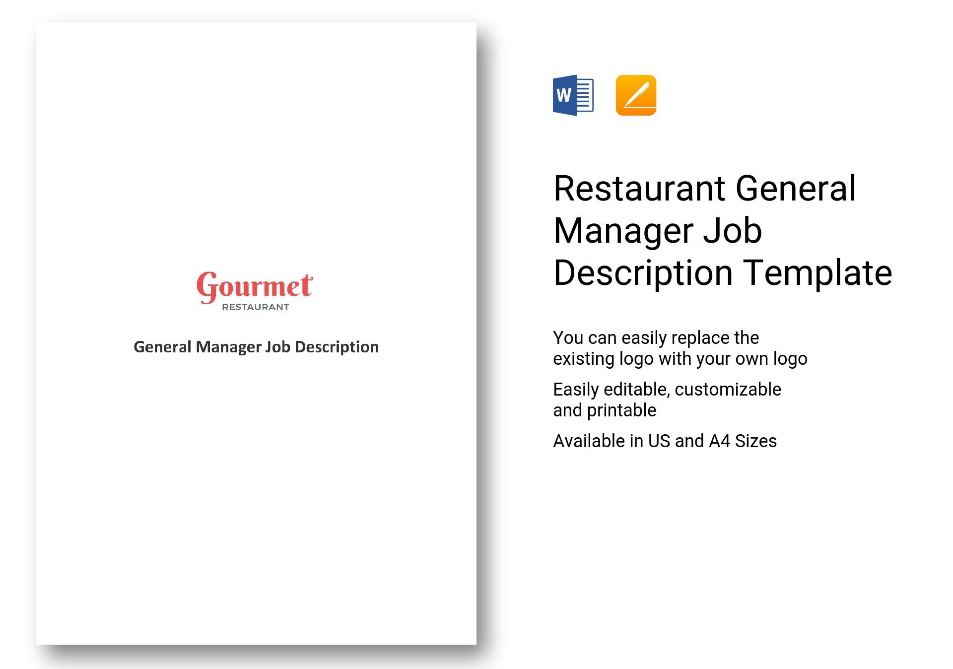 assistant general manager job description restaurant