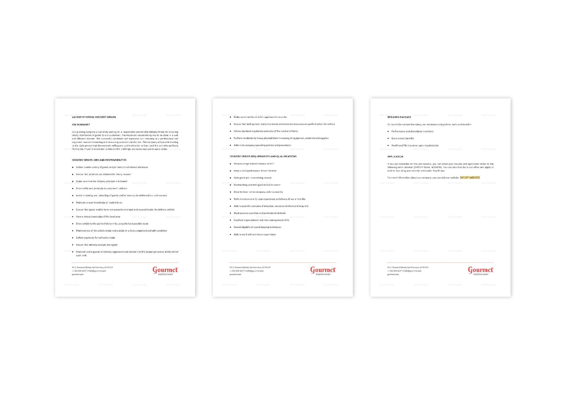 restaurant-delivery-driver-job-description-template-in-word-apple-pages