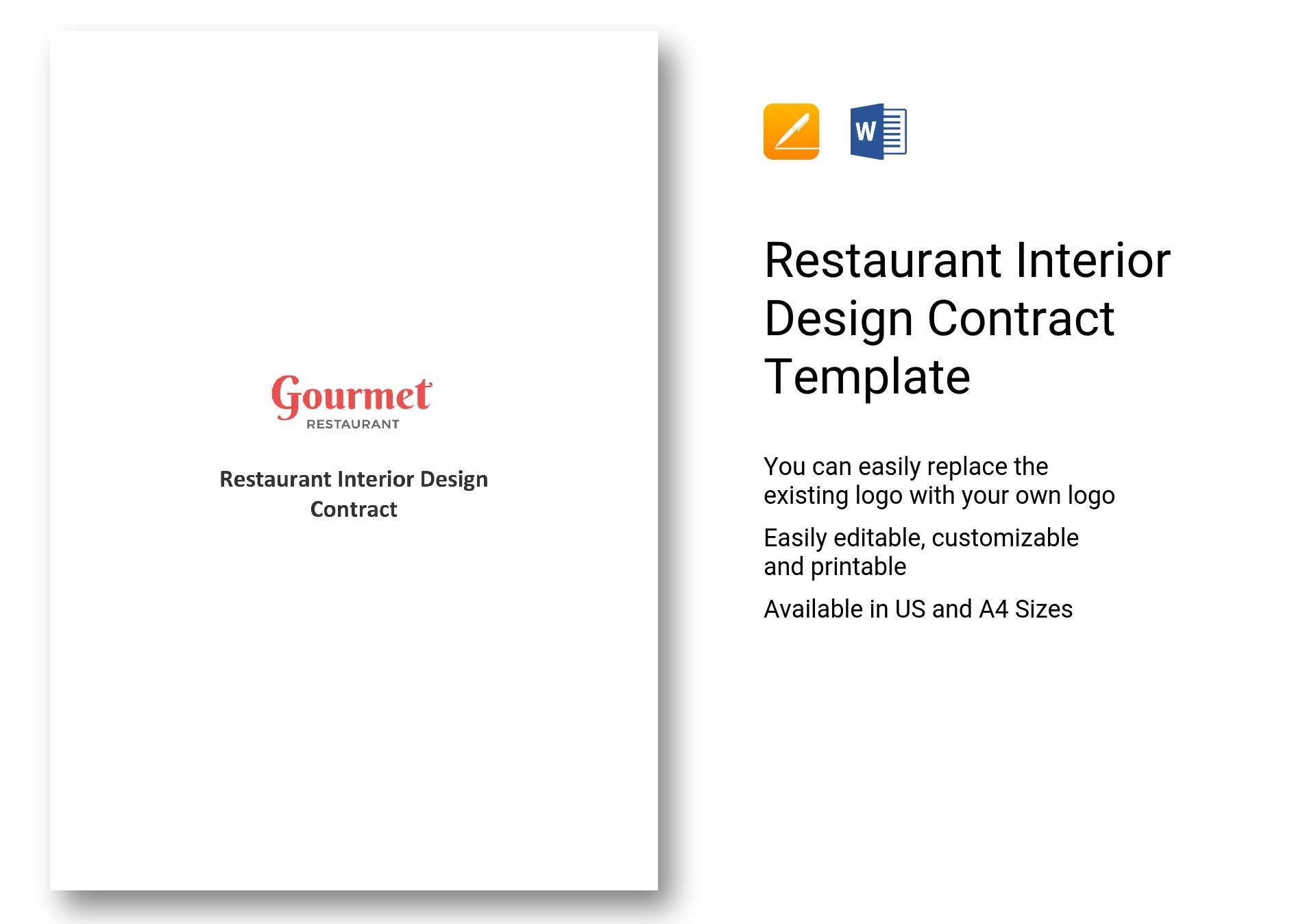 Restaurant Interior Design Contract 