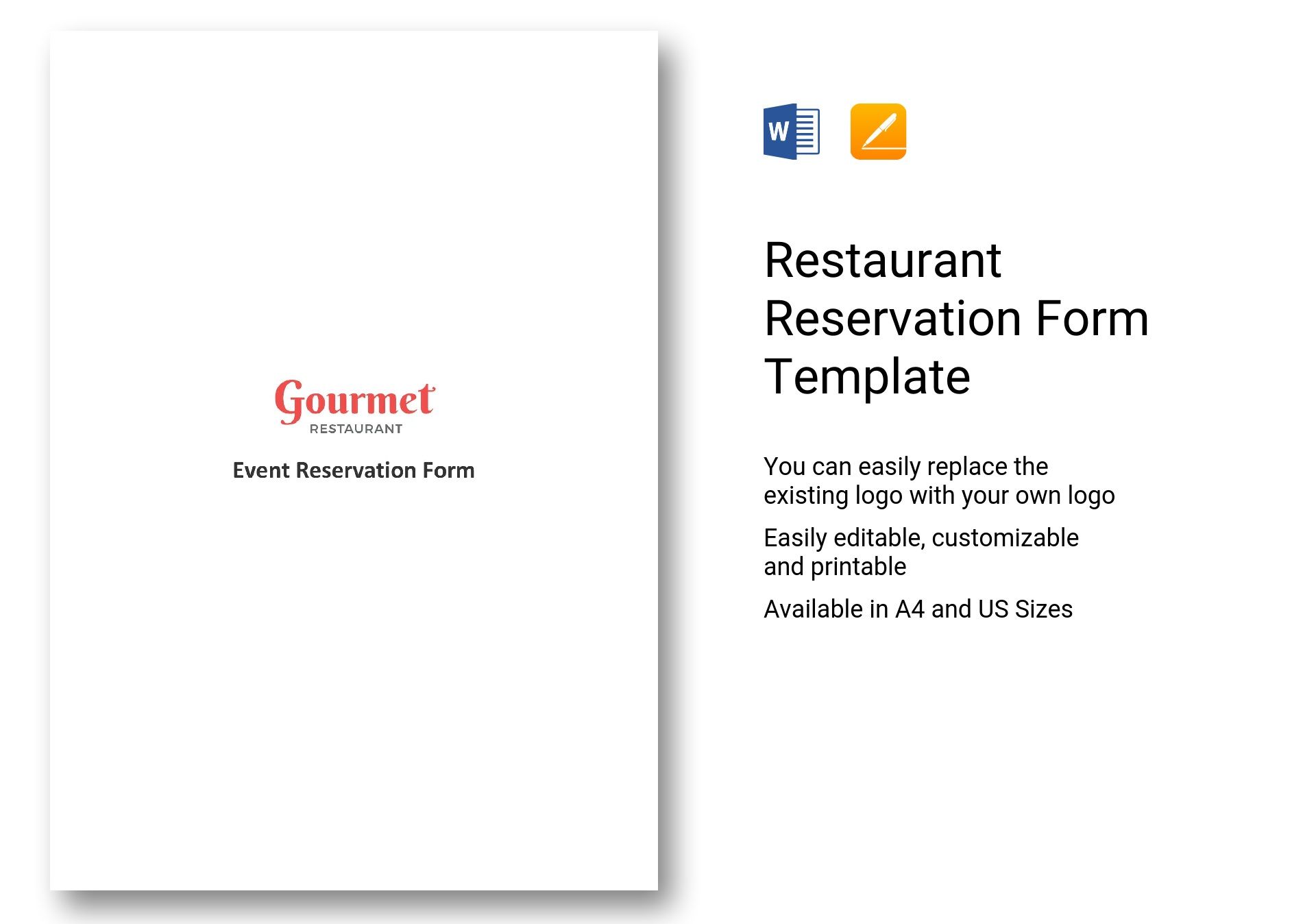 Restaurant Reservation Form