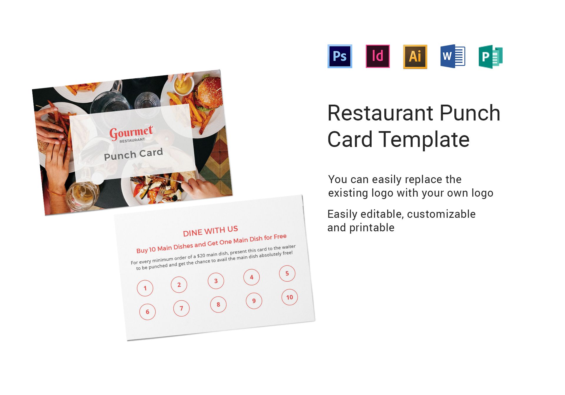 punch card templates for microsoft word